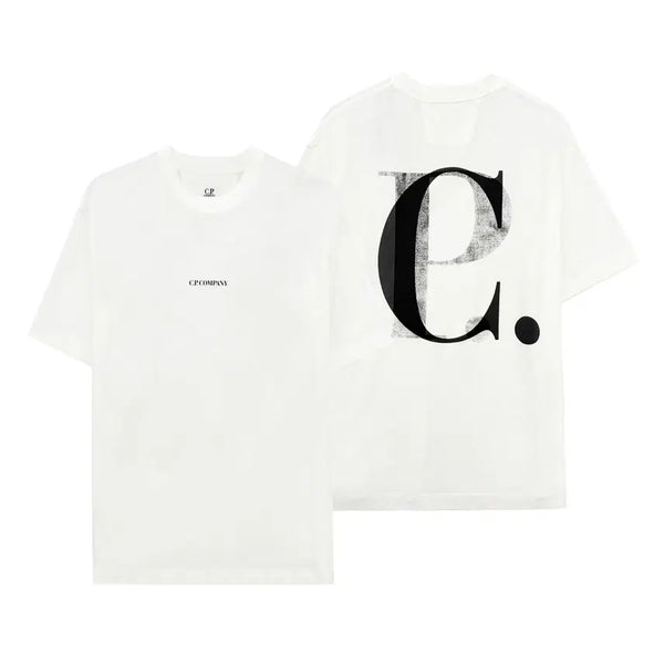 [BUNJANG] CP Company Logo Detail Short Sleeve T-Shirt 20CMTS087A / [새상품정품] CP컴퍼니 로고 디테일 반팔 티셔츠 20CMTS087A