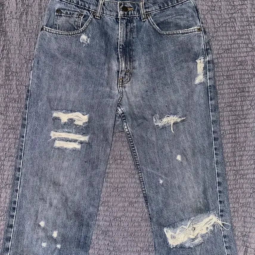 [BUNJANG] Levi's Washed Denim Jeans / 리바이스 워싱 데님 청바지