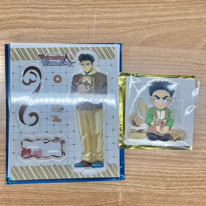 [BUNJANG] Demon Slayer Gyomei Valentine Handmade Club Acrylic Stand Bundle Set / 일괄 귀멸의칼날 교메이 발렌타인 핸드메이드 클럽 아크릴 스탠드