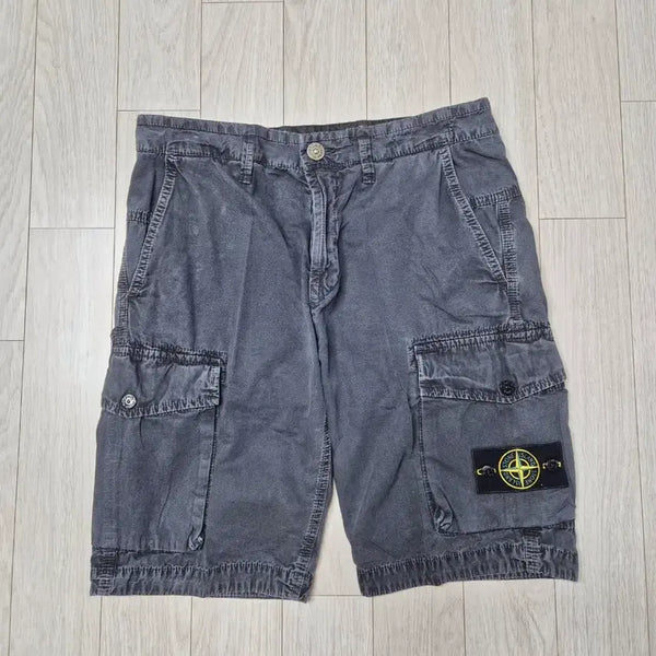[BUNJANG] Stone Island Cargo Patch Shorts / 스톤아일랜드 카고 와펜 반바지 남성 7415L07WA(30전.후)