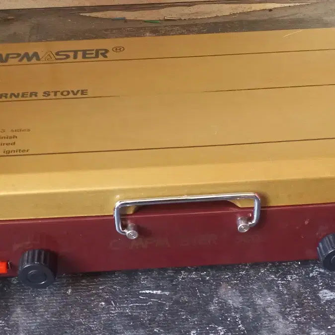 [BUNJANG] Campmaster 2-Burner Gas Stove with Windscreen / 캠프마스터 2구 가스 버너