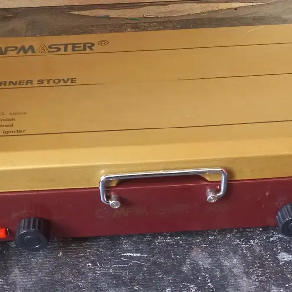 [BUNJANG] Campmaster 2-Burner Gas Stove with Windscreen / 캠프마스터 2구 가스 버너