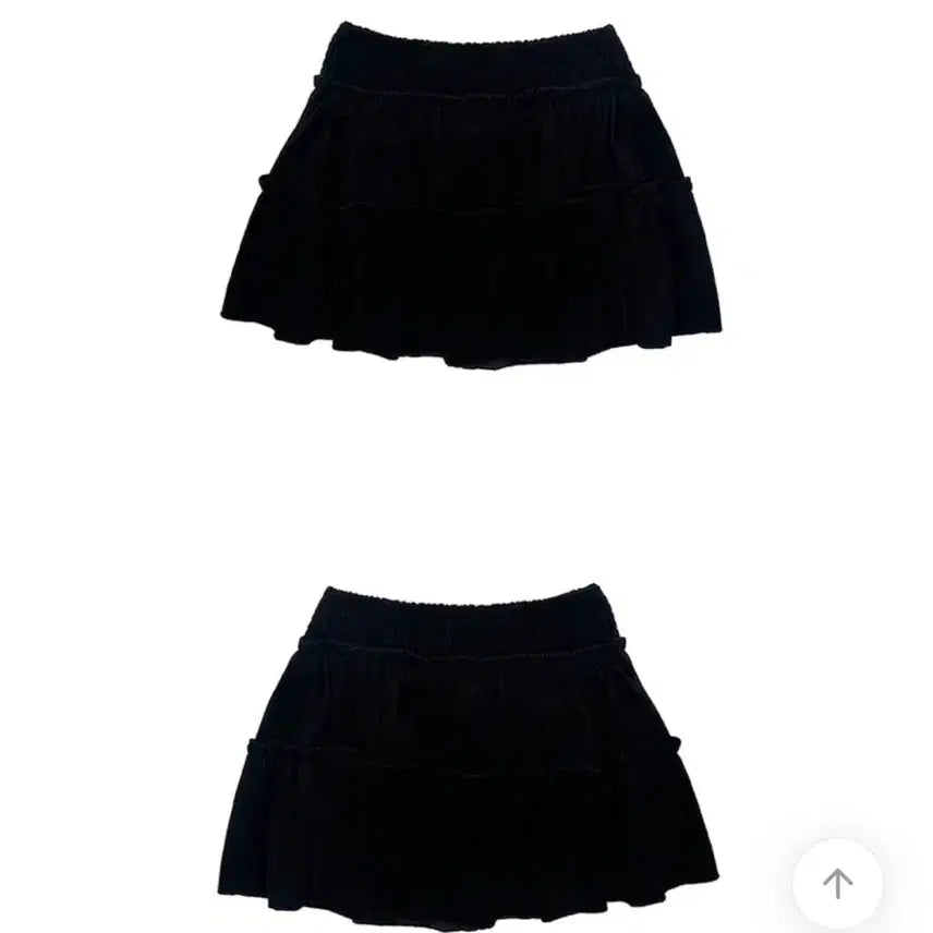 [BUNJANG] Avely Frill Banding Mini Skirt / 에이블리 프릴 밴딩 미니 스커트
