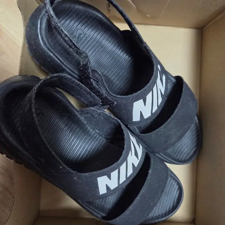 [BUNJANG] Nike Black Sandals (230) / 나이키샌들 230