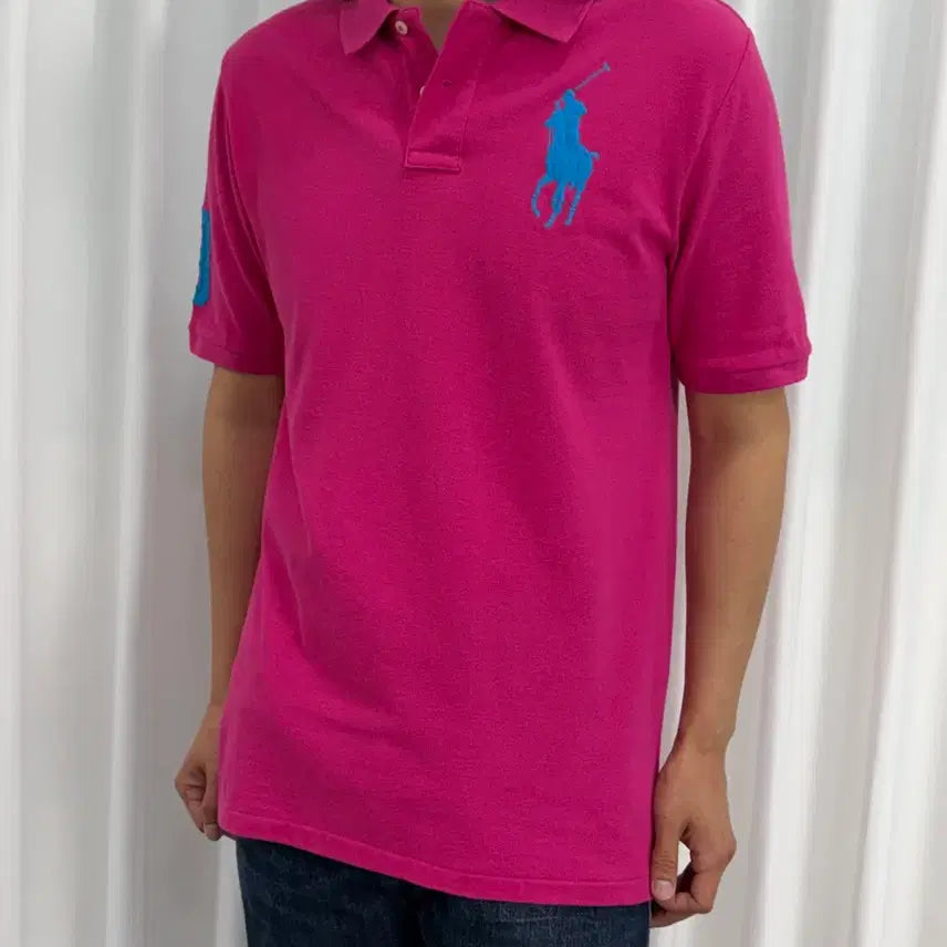 [BUNJANG] Polo Ralph Lauren Big Pony Pique Polo Shirt / [M]폴로 랄프로렌 빅포니 카라티