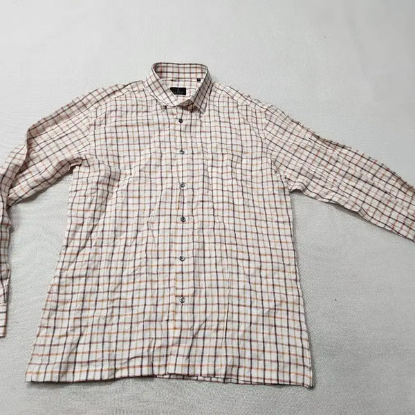 [BUNJANG] Lanvin Linen Check Shirt / 랑방 LANVIN 린넨 체크 남방 셔츠 105