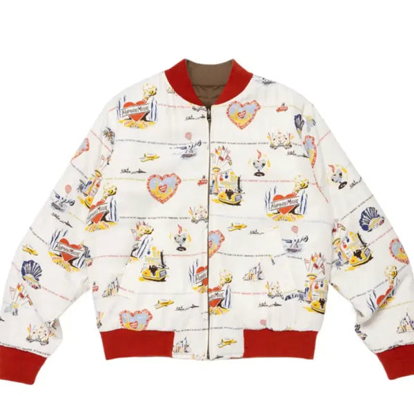 [BUNJANG] Human Made Reversible Blouson White / 휴먼메이드 리버시블 블루종