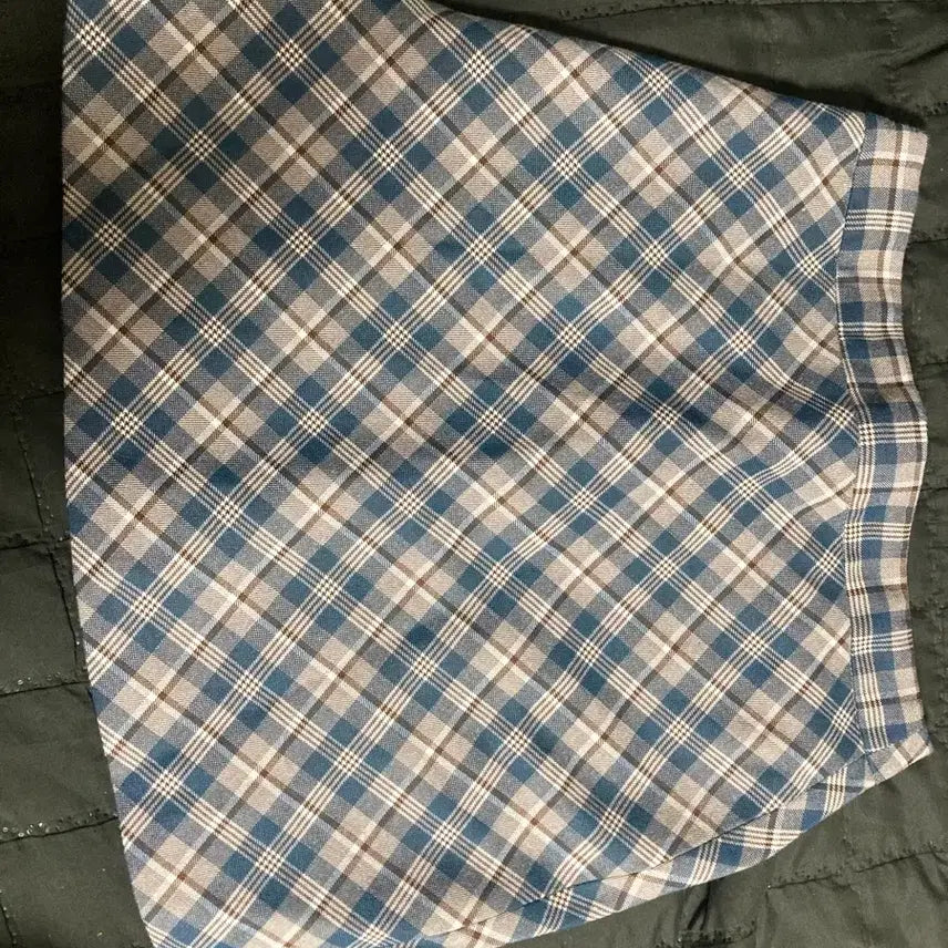 [BUNJANG] Check Pattern Mini Skirt / 체크무늬 미니스커트