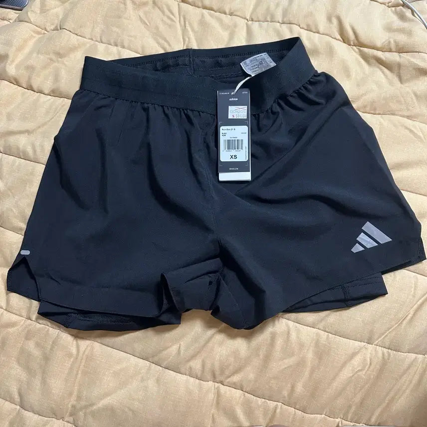 [BUNJANG] Adidas Running Shorts Black XS New / 아디다스 러닝 쇼츠 반바지 블랙 XS 새상품