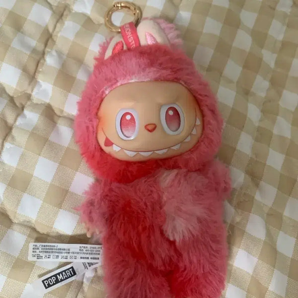 [BUNJANG] Rabuvu Original Plush Keyring Pink / 정품 라부부 러브