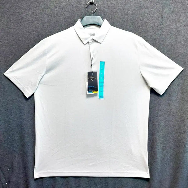 [BUNJANG] Callaway Men's Opti-Dri Golf Polo Shirt - White / 새제품/캘러웨이 반팔골프티110-120 빅사이즈