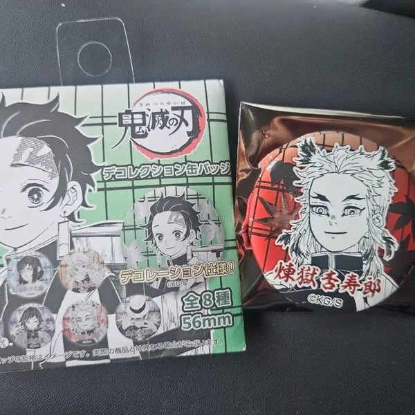 [BUNJANG] Demon Slayer Kyojuro Rengoku Original Art Exhibition Limited Edition Badge / 귀멸의 칼날 원화전 뱃지 렌고쿠