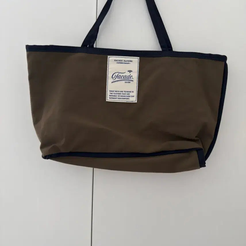 [BUNJANG] Facade Pattern Tote Bag / 파사드패턴 토트백
