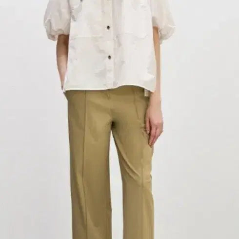 [BUNJANG] System Short Sleeve Shirt White / 정품 새상품 시스템 셔츠 반팔 티셔츠