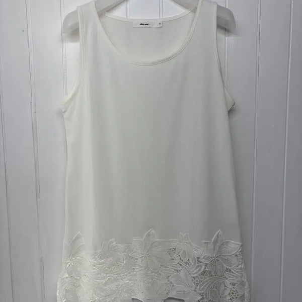 [BUNJANG] Niko and... Lace Combo Sleeveless Top Size 3 (66-77) / 니코앤드 레이스 콤비 민소매 탑 3사이즈(66-77)  바