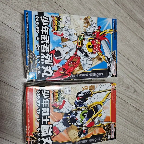 [BUNJANG] Bandai SD Musha Gundam Netsudan/Kenshi Ranmaru Set / 반다이 SD 무사건담 열환/검사 란마루 2종일괄