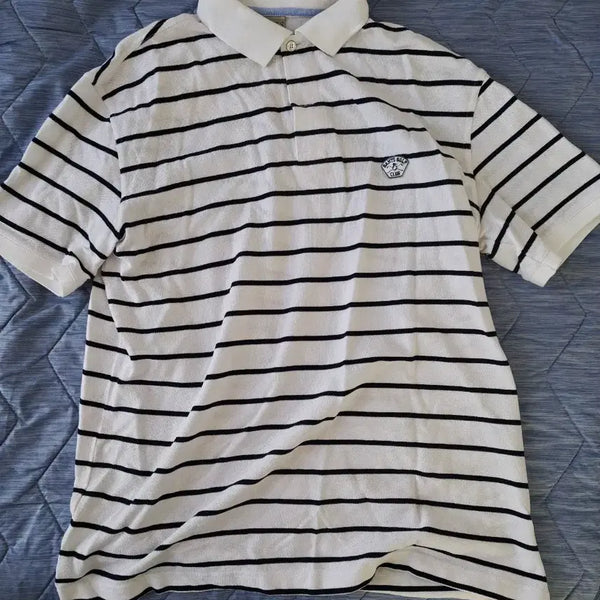[BUNJANG] Vantz Golf Striped Collar T-Shirt (L) / 반츠 골프 카라티 L