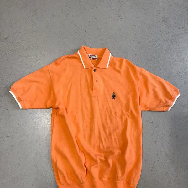[BUNJANG] McGregor Short Sleeve Cotton Knit T-Shirt / 맥그리거  반팔 면 니트 티셔츠