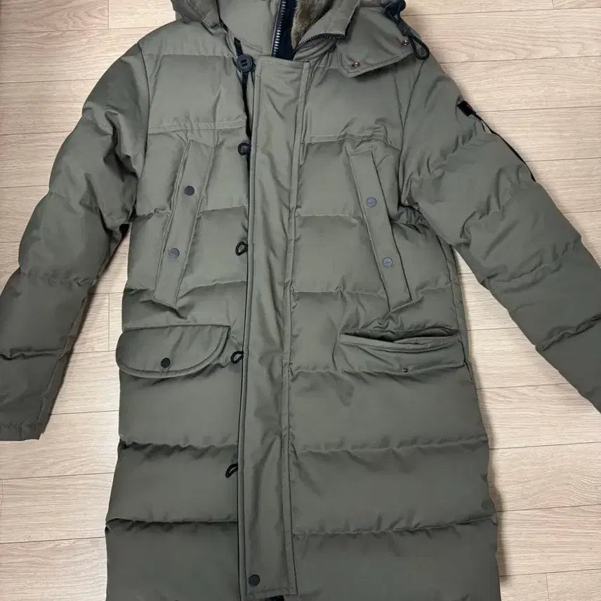 [BUNJANG] Peuterey Khaki Long Padding M / (M) 페트레이 peuterey 카키 롱패딩