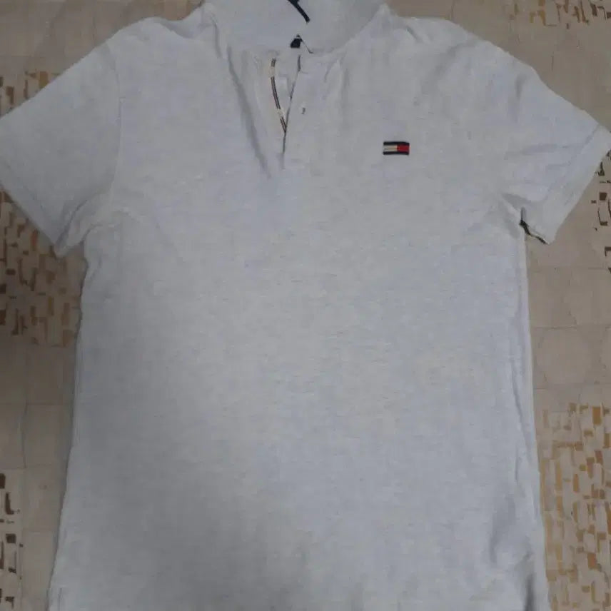 [BUNJANG] Tommy Hilfiger Heather Grey Short Sleeve Polo Shirt M / 타미힐피거 헤더그레이 반팔 폴로티 M