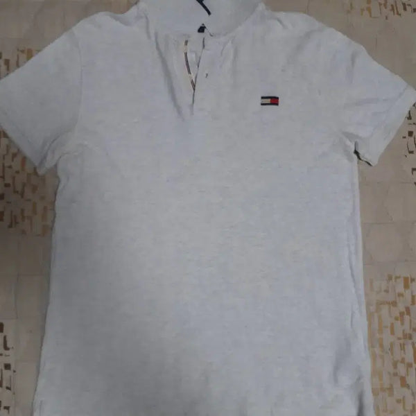 [BUNJANG] Tommy Hilfiger Heather Grey Short Sleeve Polo Shirt M / 타미힐피거 헤더그레이 반팔 폴로티 M