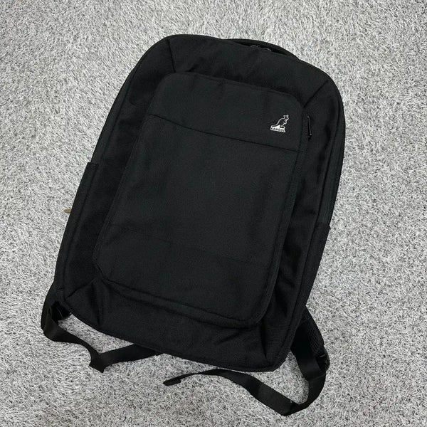 [BUNJANG] Kangol Black Backpack / 캉골 블랙 백팩 가방