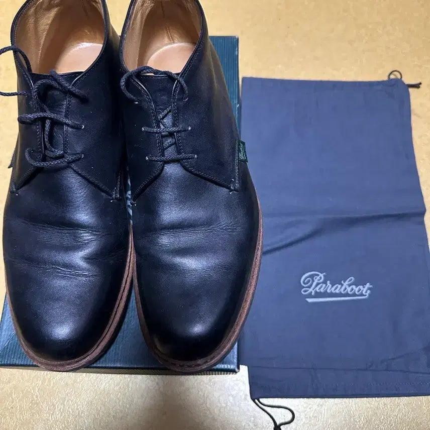 [BUNJANG] Paraboot "Gerni" Black Chukka Boots / 파라부트 게르니 블랙 처카부츠