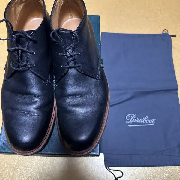 [BUNJANG] Paraboot "Gerni" Black Chukka Boots / 파라부트 게르니 블랙 처카부츠