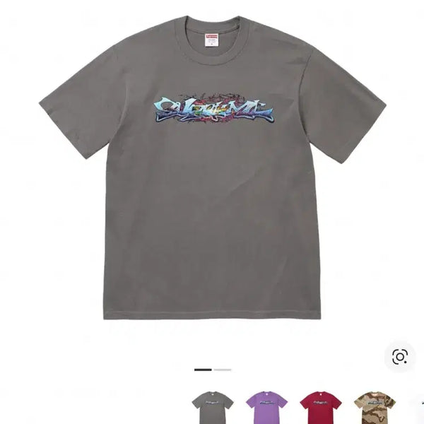 [BUNJANG] Supreme Tag T-Shirt Charcoal M / 슈프림 티셔츠