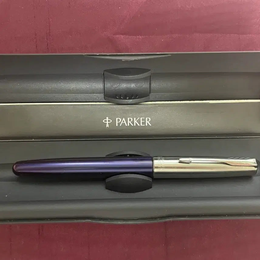 [BUNJANG] Parker Frontier Purple CT Steel M Nib Fountain Pen / 파카 만년필 프론티어 퍼플 CT 스틸 M닙