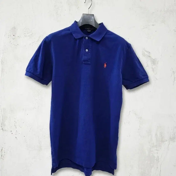 [BUNJANG] Polo Ralph Lauren Blue Polo Shirt Size S / 폴로 랄프로렌 블루 카라티 S