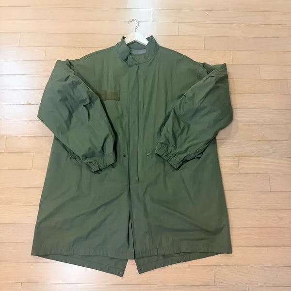 [BUNJANG] Nomaniual Olive Green Fishtail Parka / 노매뉴얼 올리브색 야상 개파카