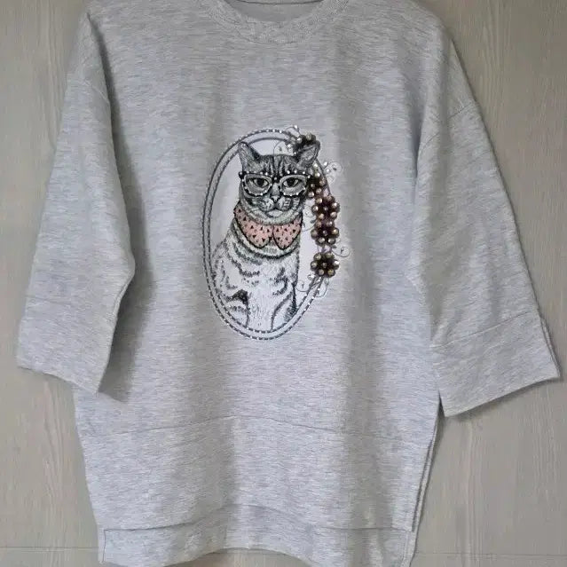 [BUNJANG] Loose Fit 7-Sleeve Sweatshirt / 루즈핏 맨투맨 7부 새상품
