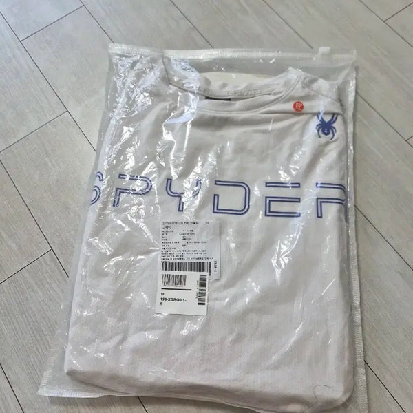 [BUNJANG] Spider Performance Short Sleeve T-Shirt White M95 / 스파이더 기능성 반팔 화이트 M95