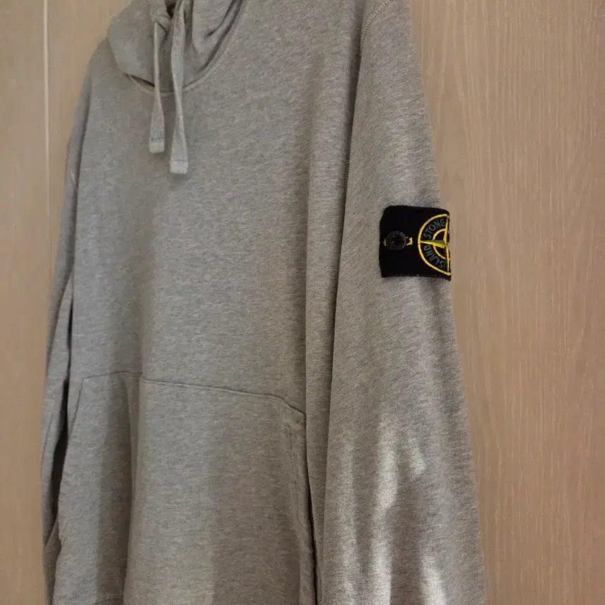 [BUNJANG] Stone Island 22SS Grey Hoodie XL / 스톤아일랜드 22ss 그레이 후드티 XL