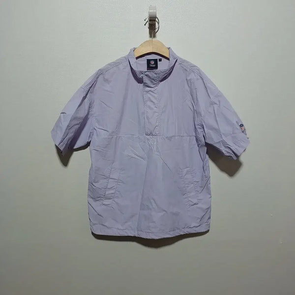 [BUNJANG] NFL Oversized Women's Half-Sleeve Anorak Shirt / NFL 오버핏 여성 반팔 아노락 셔츠 (26A608)