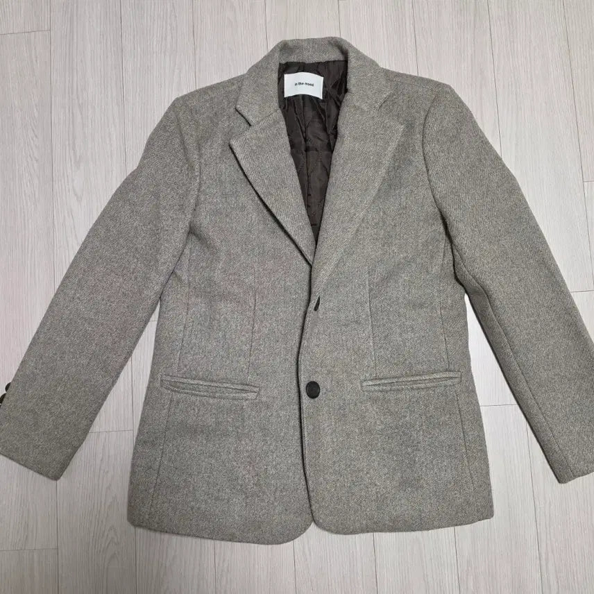[BUNJANG] In The Mood Herringbone Wool Quilted Jacket / 인더무드 헤링본 울 누빔 자켓