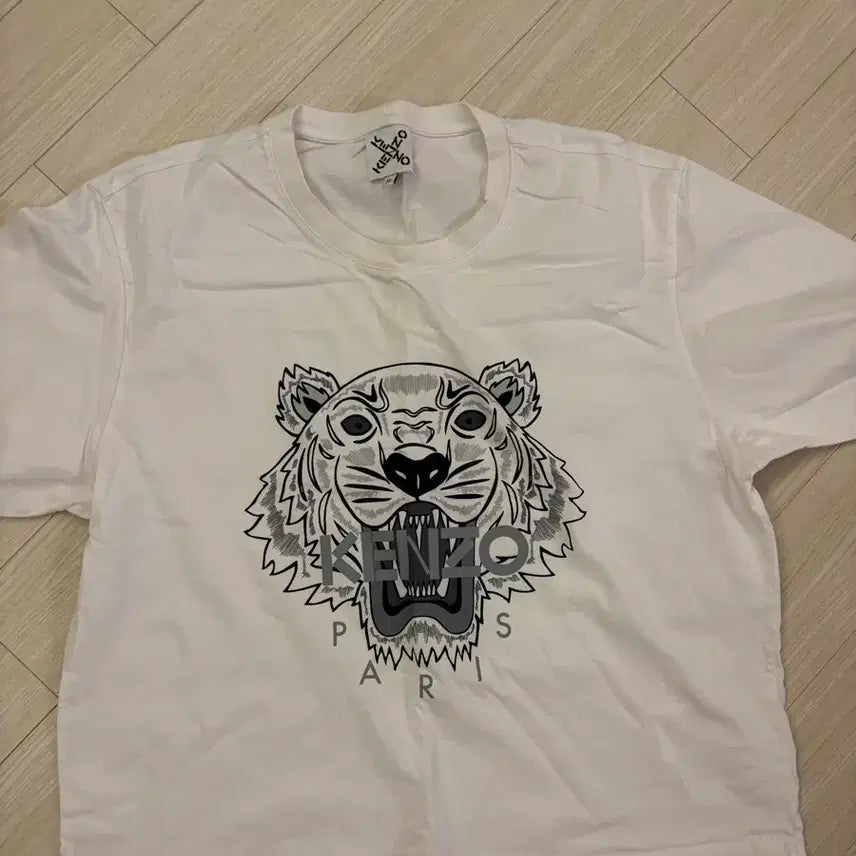 [BUNJANG] Kenzo Cotton T-Shirt XL White / 겐조 티셔츠 XL