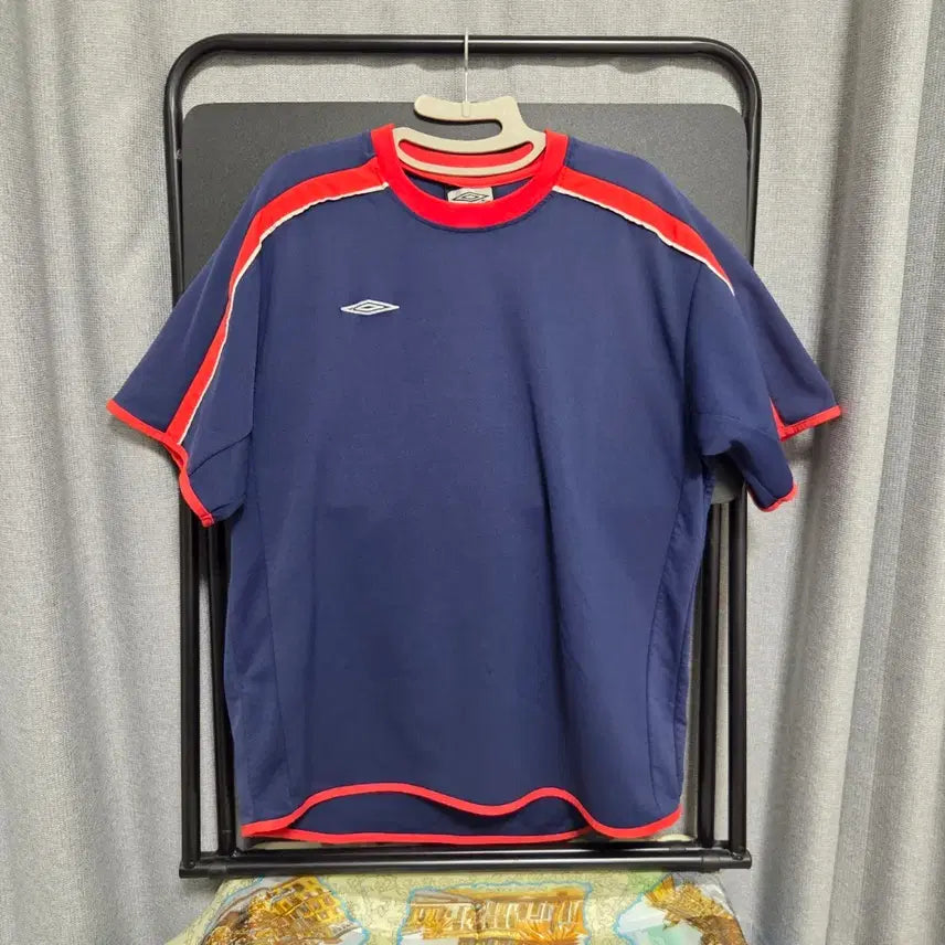 [BUNJANG] Umbro Vintage Short Sleeve T-Shirt Navy L (100) / Umbro 빈티지 스포츠 반팔 티셔츠 L(100)