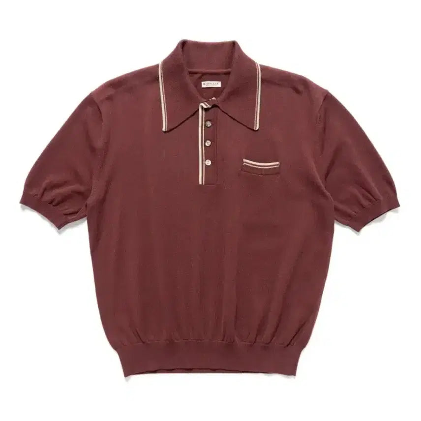 [BUNJANG] Kapital 14G Knit Carol Polo Shirt / [3] kapital 캐피탈 14G 니트 캐롤 폴로 셔츠