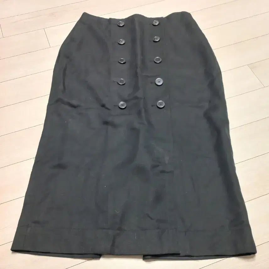 [BUNJANG] Club Monaco Black Button Pencil Skirt Size 6 / 클럽모나코 블랙 버튼 펜슬 스커트6사이즈 새상품