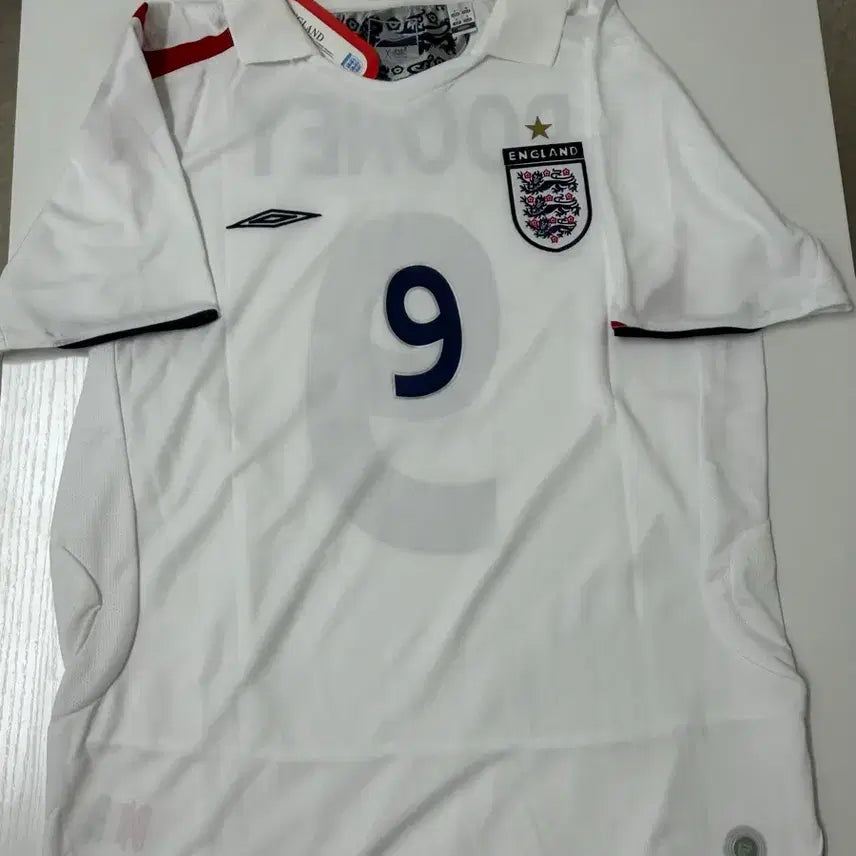 [BUNJANG] Vintage Retro England Uniform Short Sleeve T-Shirt / 빈티지 레트로 잉글랜드 유니폼 반팔