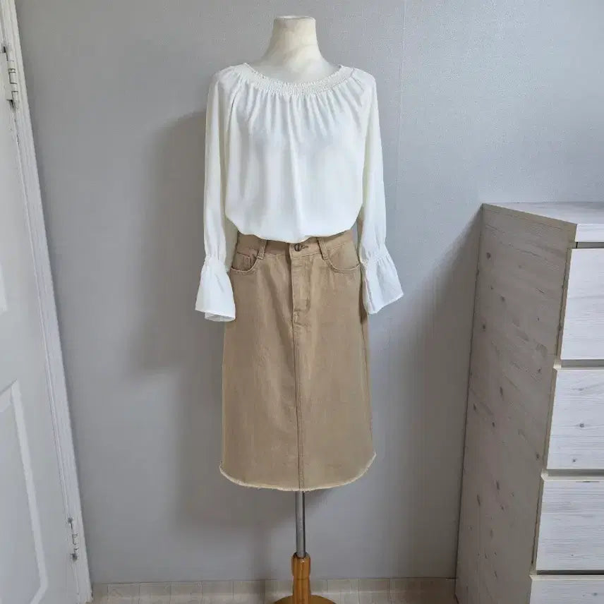 [BUNJANG] Midi Skirt Size 28 (M) / (상태좋음)미디 스커트 28(M)사이즈