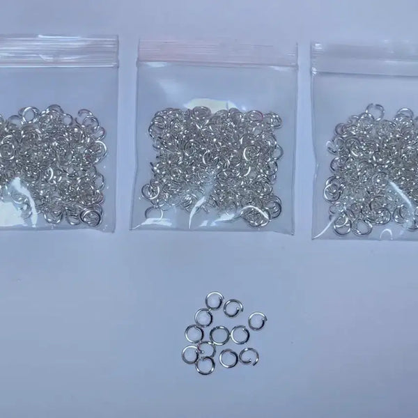 [BUNJANG] 6mm Silver Open Jump Rings / DIY 6mm 실버 오픈오링