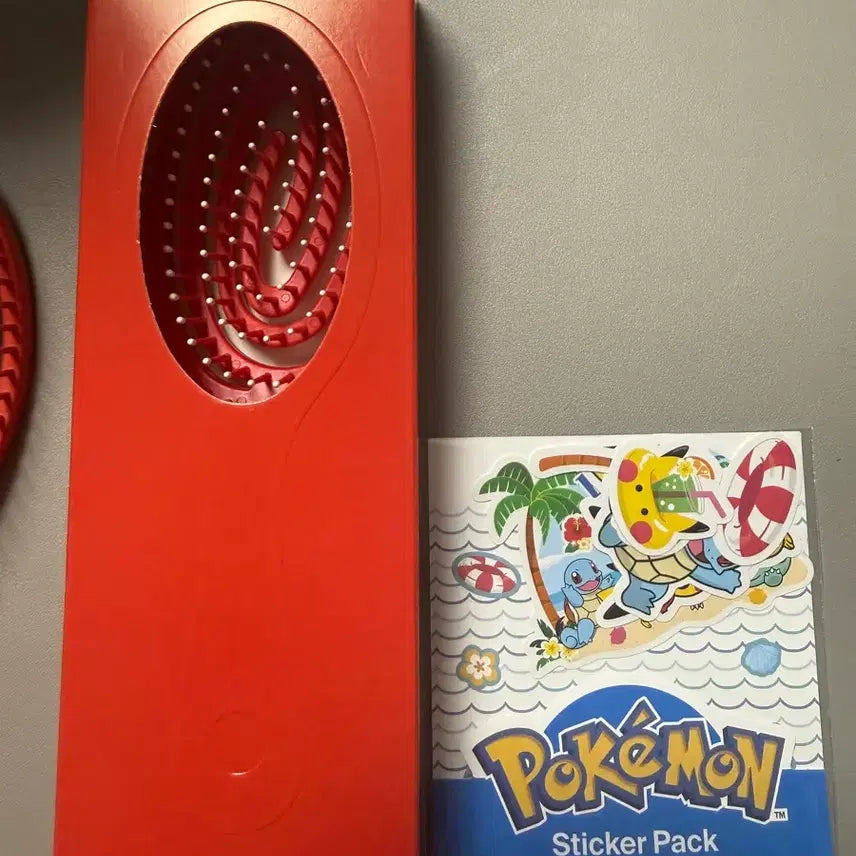 [BUNJANG] Dr. For Hair Volume Brush with Pokemon Sticker / 닥터포헤어 볼륨 브러쉬 1개 + 포켓몬 스티커