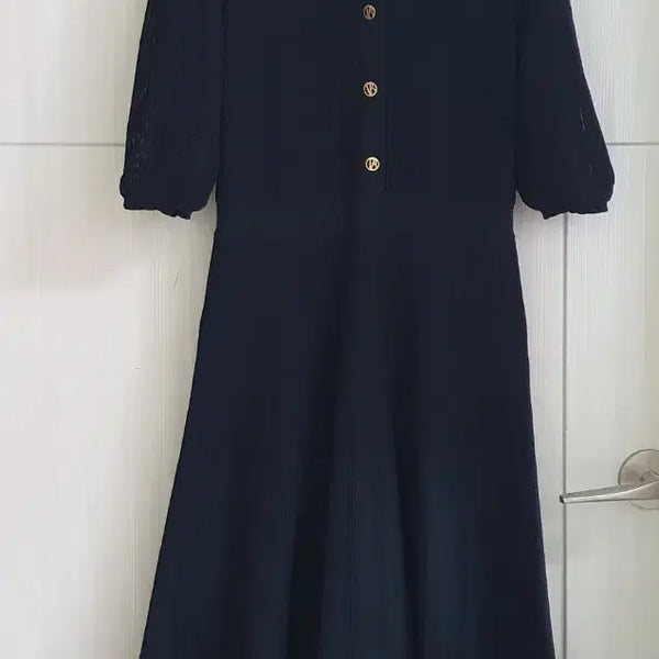 [BUNJANG] Isabel Marant Black Knit Dress with Chiffon Sleeves / 아이잗바바 블랙  원피스