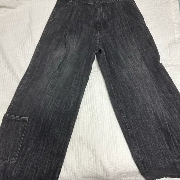 [BUNJANG] Begin 202 One-Tuck Wide Denim Pants / 비긴202 원턱 와이드 데님 팬츠(1)