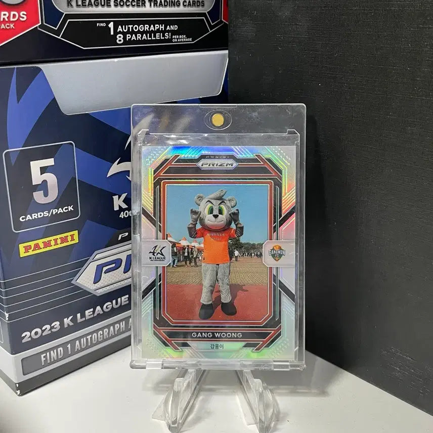 [BUNJANG] 23 K League Prism Gangwon FC Mascot Woong-i Card / 23 K리그프리즘 강원FC 마스코트 강웅이