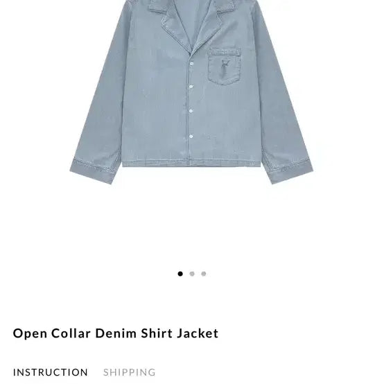 [BUNJANG] Mimistic Denim Shirt Jacket / 미미스틱 데님셔츠자켓