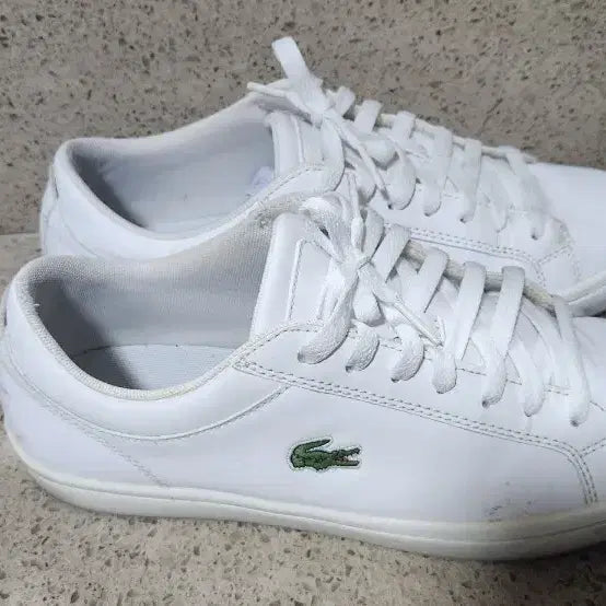 [BUNJANG] Lacoste White Sneakers Size 260 / 라코스테 흰색 스니커즈size260 운동화